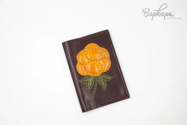 Обложка на паспорт с узором "Юнко", Люкс