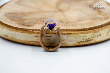 Кольцо "Каменный цветок"