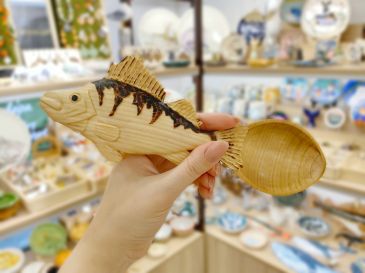 Ложка фигурная "Кольские узоры" (береза)