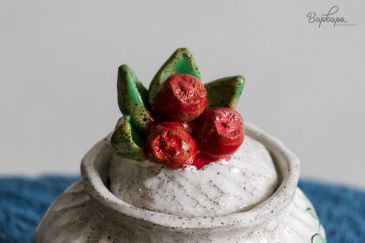 Банка для сыпучих с росписью