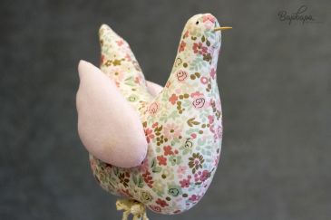 Декоративная курочка в стиле Тильда