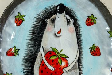 Тарелка "Северная глина",серия Люкс, Малая