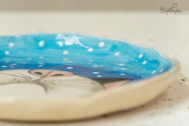 Блюдце "Северная глина", Большое