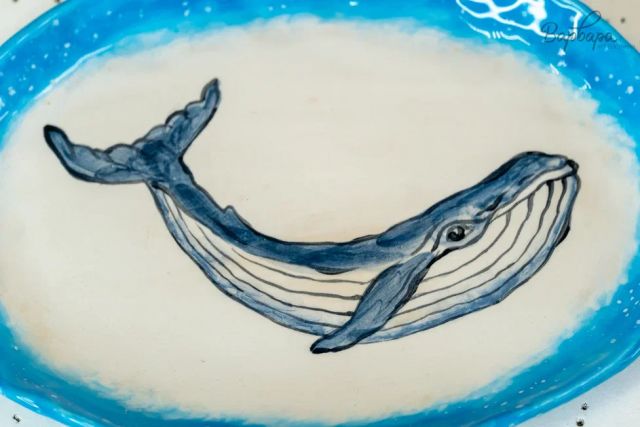 Блюдце "Северная глина", Большое