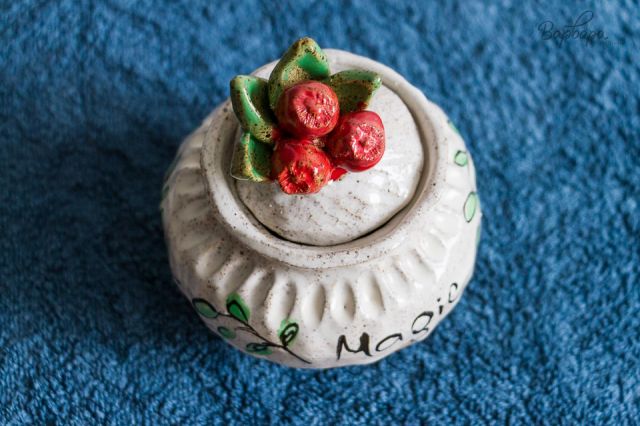 Банка для сыпучих с росписью