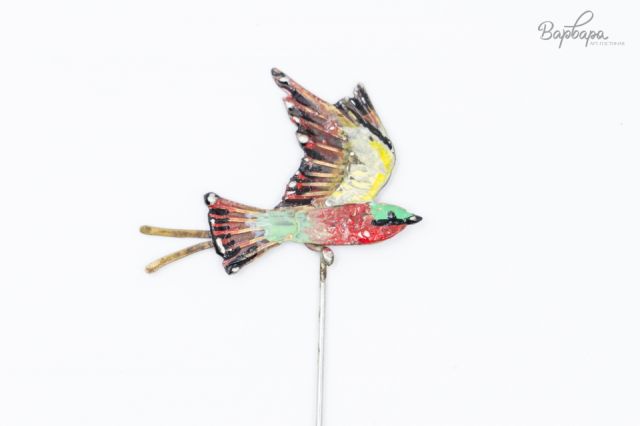 Брошь-булавка Птица